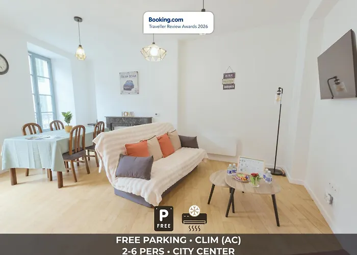 Apartman L'exclusif Premium - Clim - Parking Prive Pau